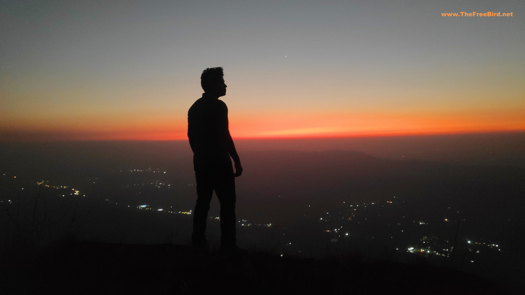 Sunset from Karnala fort trek