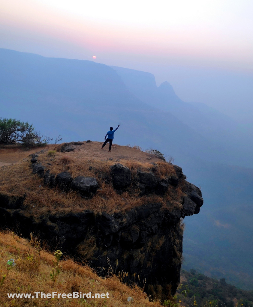 Sunset at Louisa Point during Hashaychi Patti Trek to Matheran