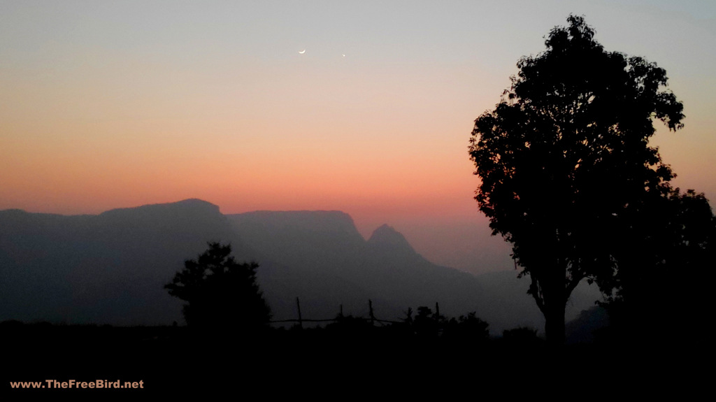 Sunset at Hashaychi Patti Trek to Matheran