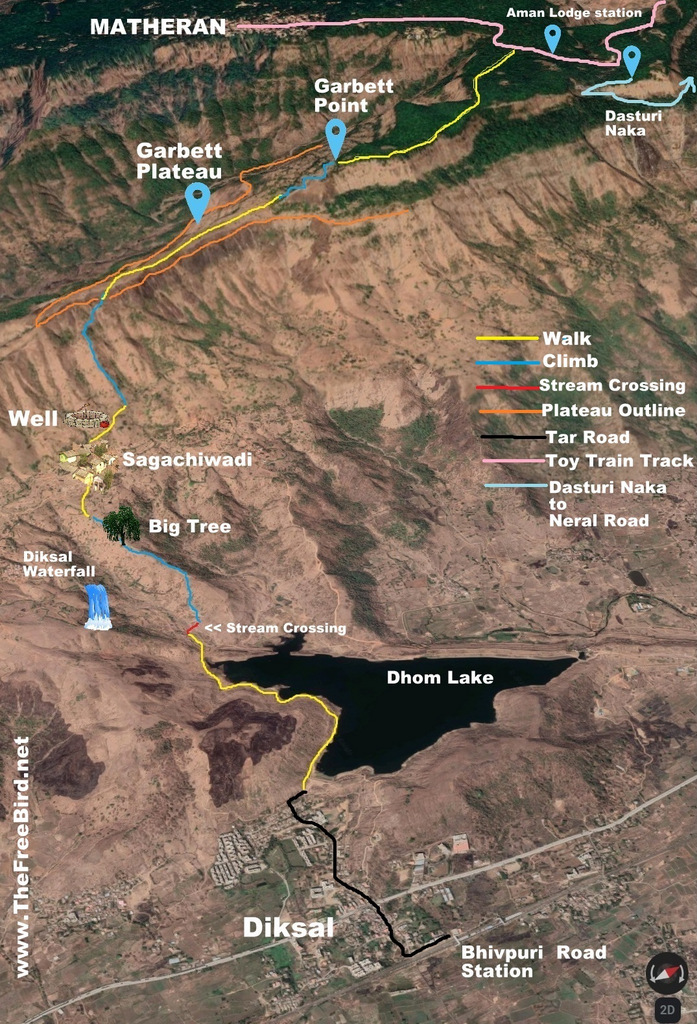 garbett plateau trek route map gpx Garbett point trek to Matheran, how to reach Garbett plateau trek Matheran