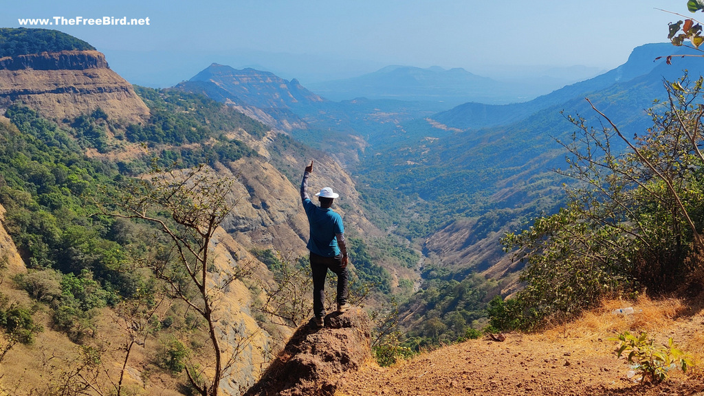 Beatrice Cliff trek view from Matheran - kalokhyachi khind