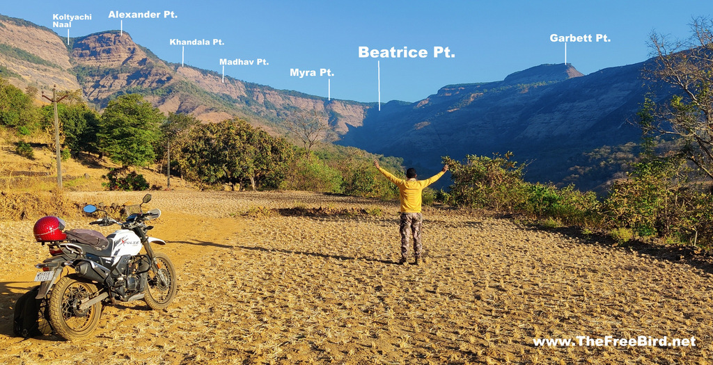 Reaching Katwan at the base of Matheran from where many treks to Matheran like Koltyachi Naal , Alexander point, Madhav point, myra point , beatrice cliff & garbett trek begin