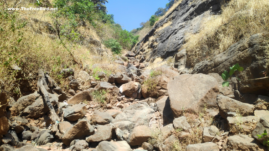 Rocks at Beatrice Cliff waterfall trek