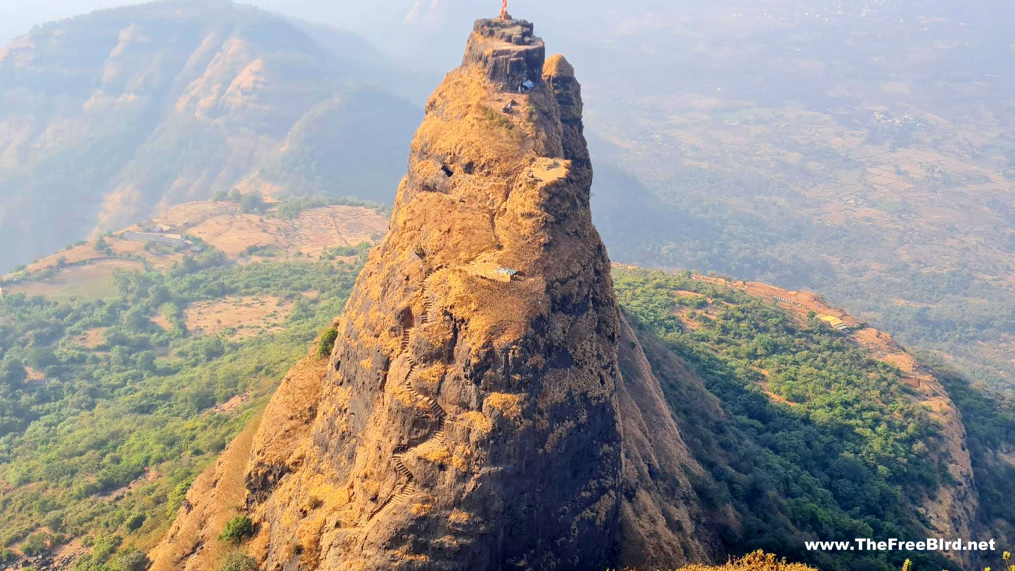 Famous view of Kalavantin Durg from Prabalgad