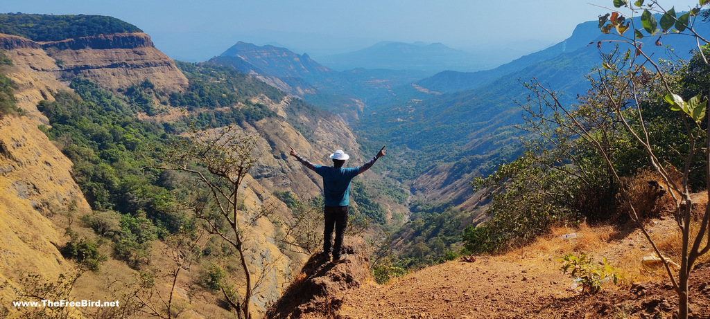 Beatrice Cliff trek view - kalokhyachi khind