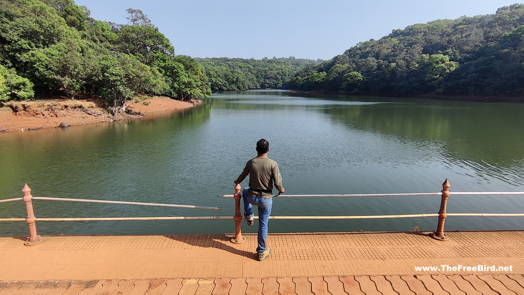 Charlotte lake next to Pisarnath temple Matheran