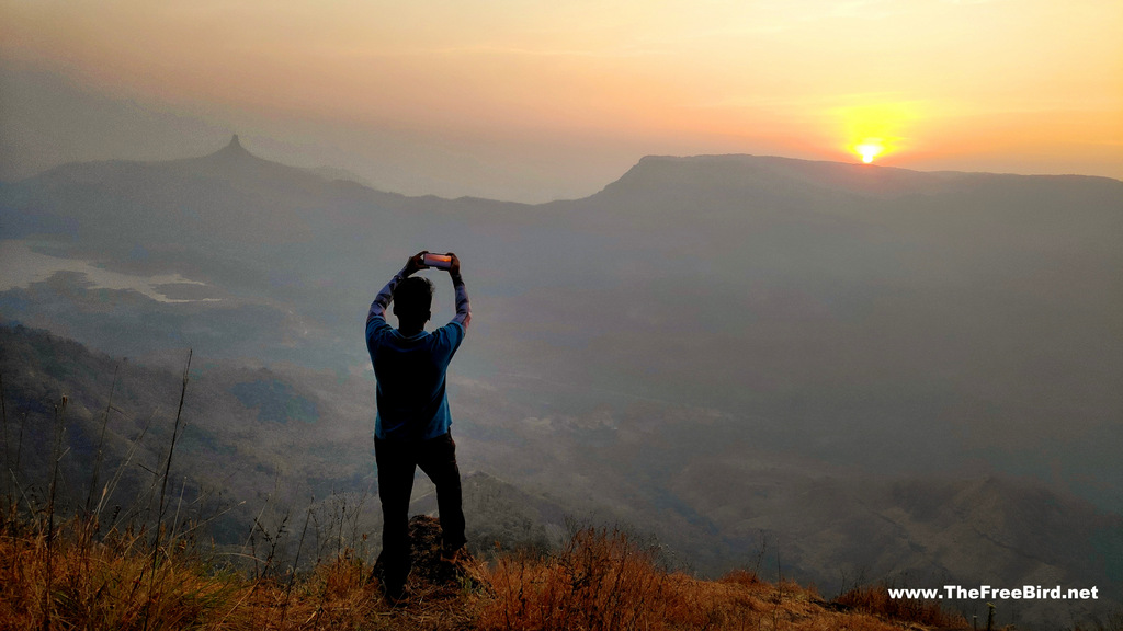 Irshalgad Prabalgad & Kalavantin visible from Matheran Lord Point Pisarnath Temple