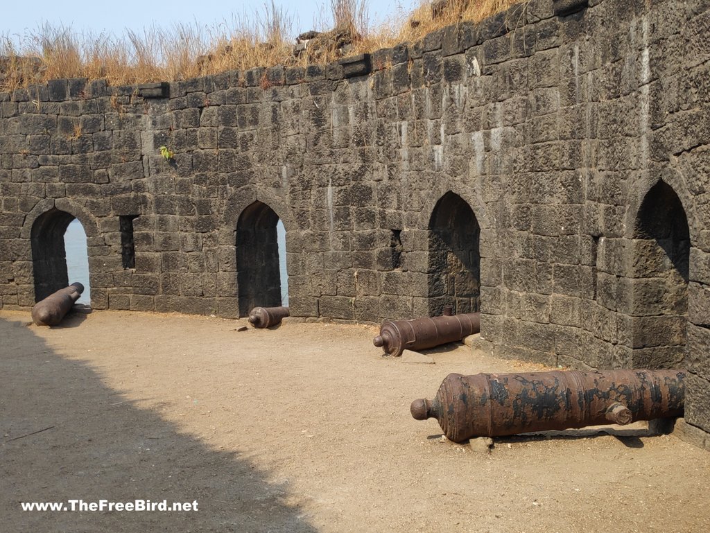 THere are more than 100 cannons in Murud Janjira fort. In its hey day there were more than 500