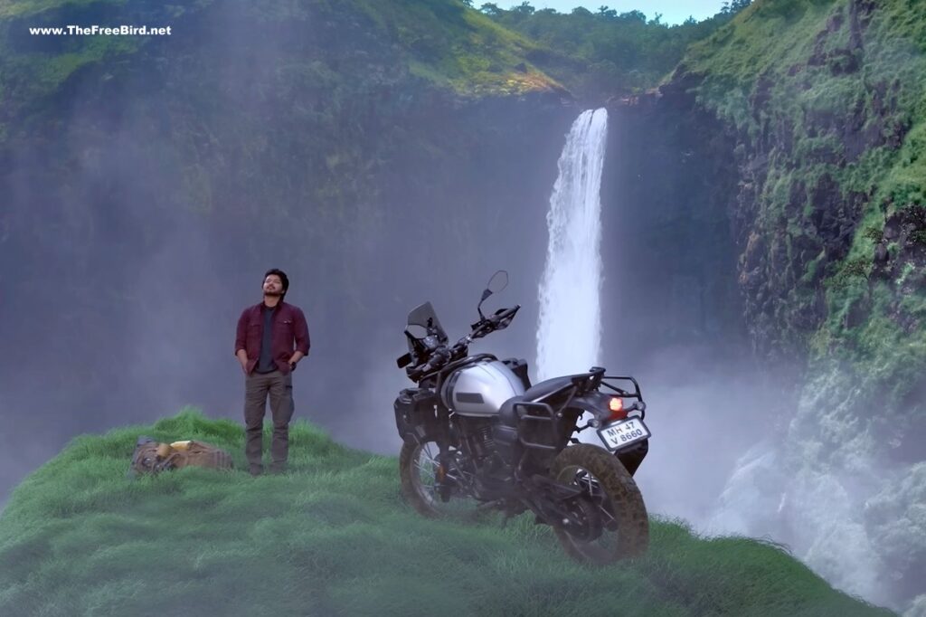 Varisu movie waterfall scene is shot at Kumbhe waterfall