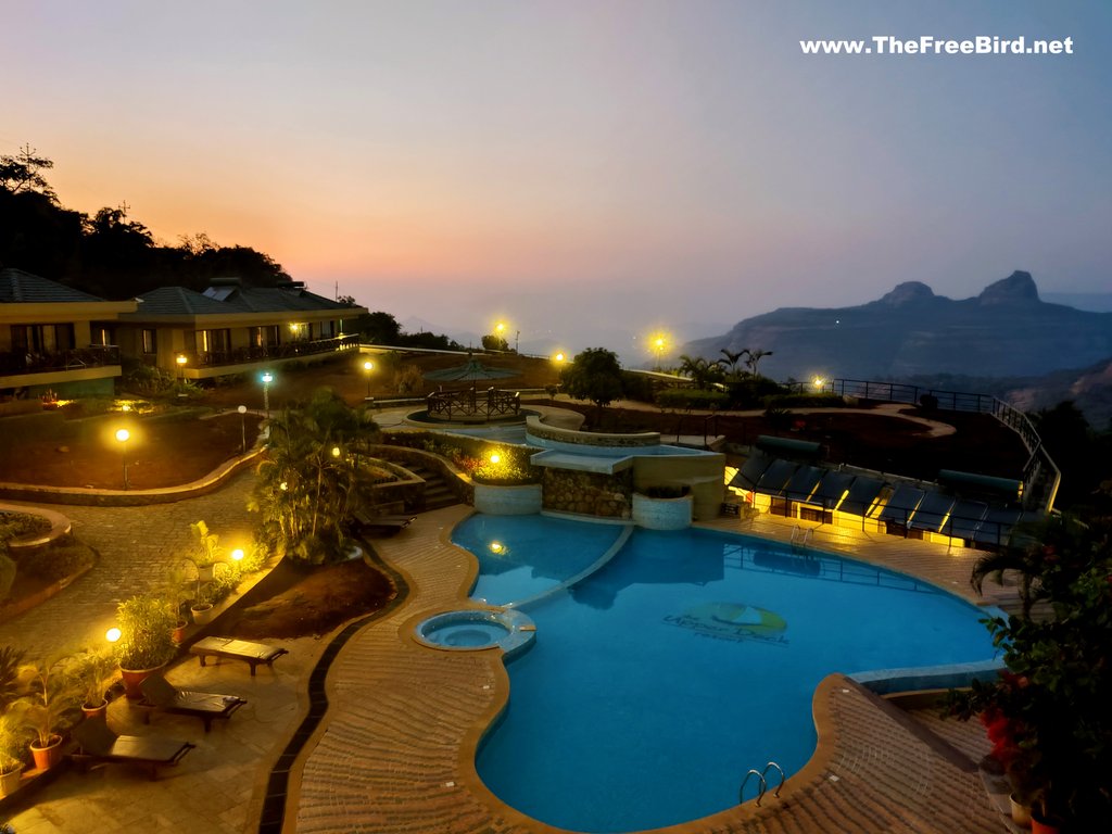 Upper Deck Resort lonavala evening sunset view