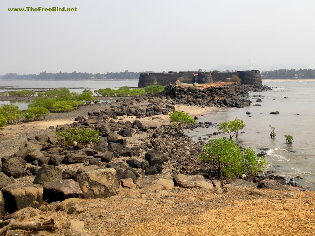 Sarjakot visible from kolaba fort